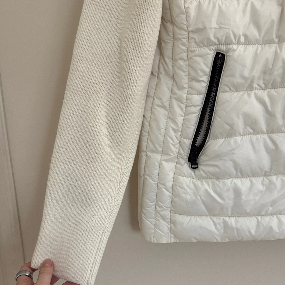 Lou & Grey Sweater Puffer Jacket SZ S - Picture 4 of 8